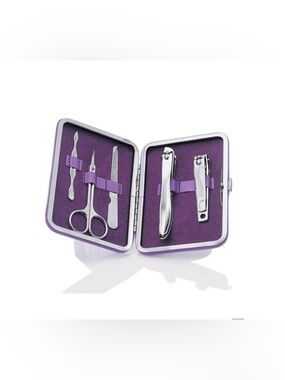 AVON FOOTWORKS TOTAL PEDICURE KIT - PURPLE (NEW WITH TAGS)